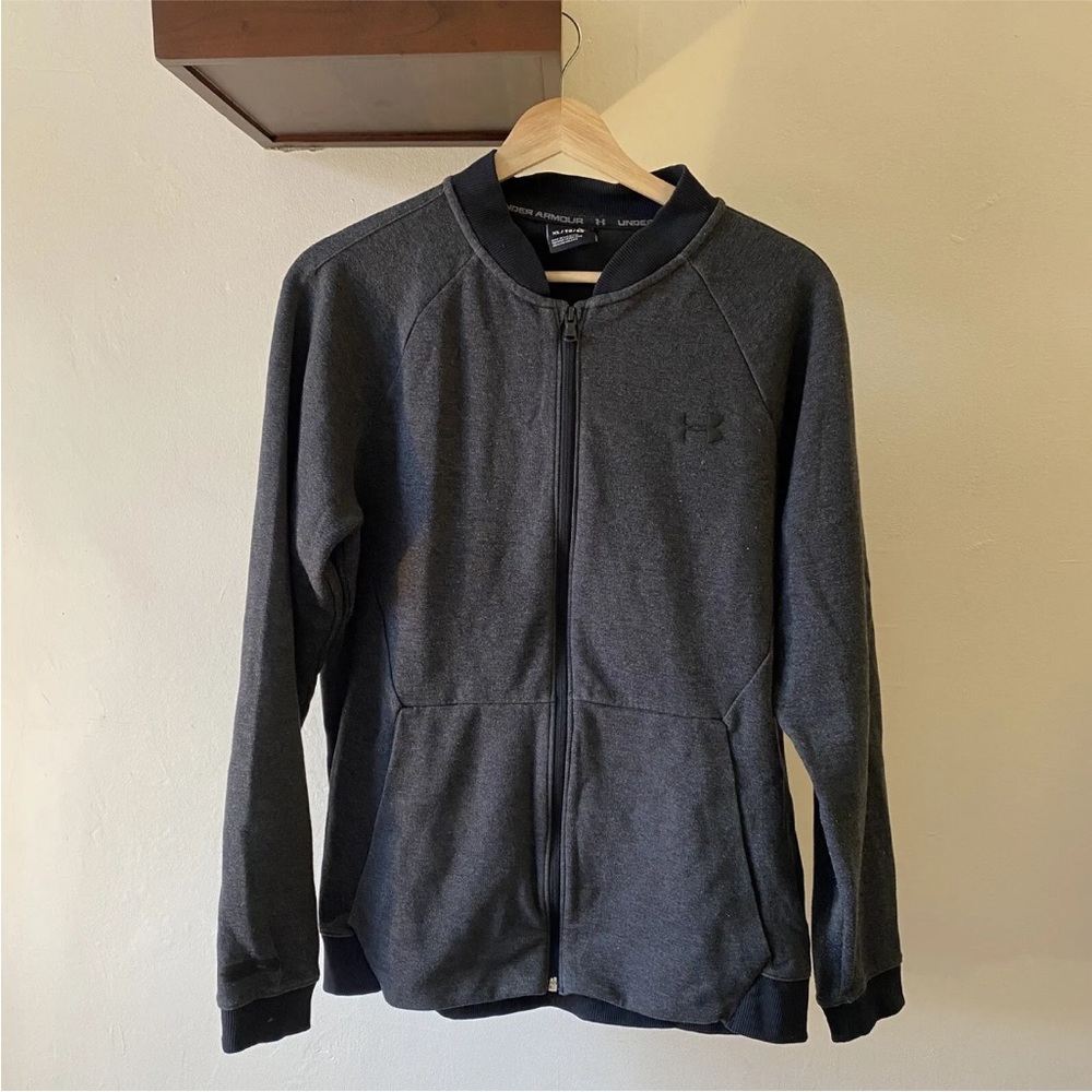 Under Armour men Bomber Cotton Large fitted Dark Grey